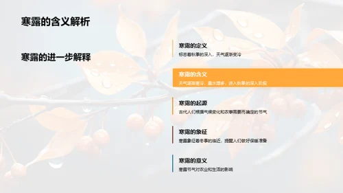 探索寒露节气