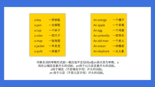 蓝色卡通英语教学教育通用PPT模板