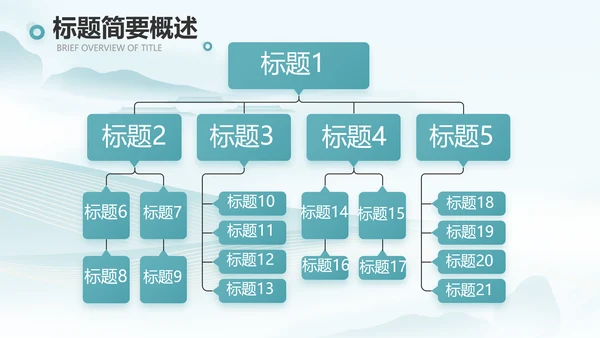 蓝色中国风春天春季旅游电子相册PPT