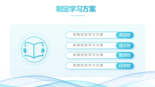 蓝色大气课题结题报告工作总结PPT