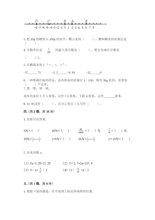 沪教版六年级数学下学期期末测试题精品【考点梳理】.docx