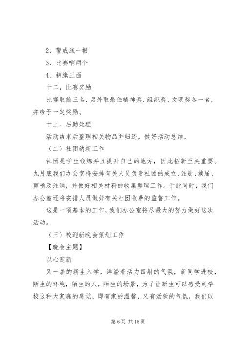 社联办公室个人工作计划.docx