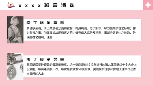 国际护士节主题班会PPT模板