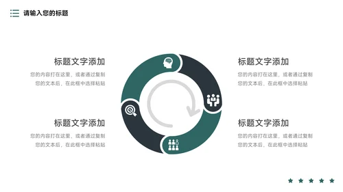 绿色沉稳图文运营方案策划PPT模板