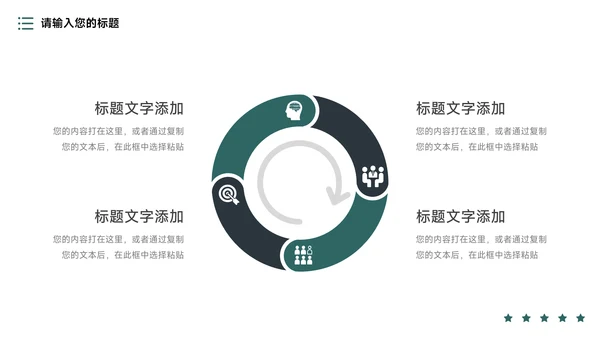 绿色沉稳图文运营方案策划PPT模板