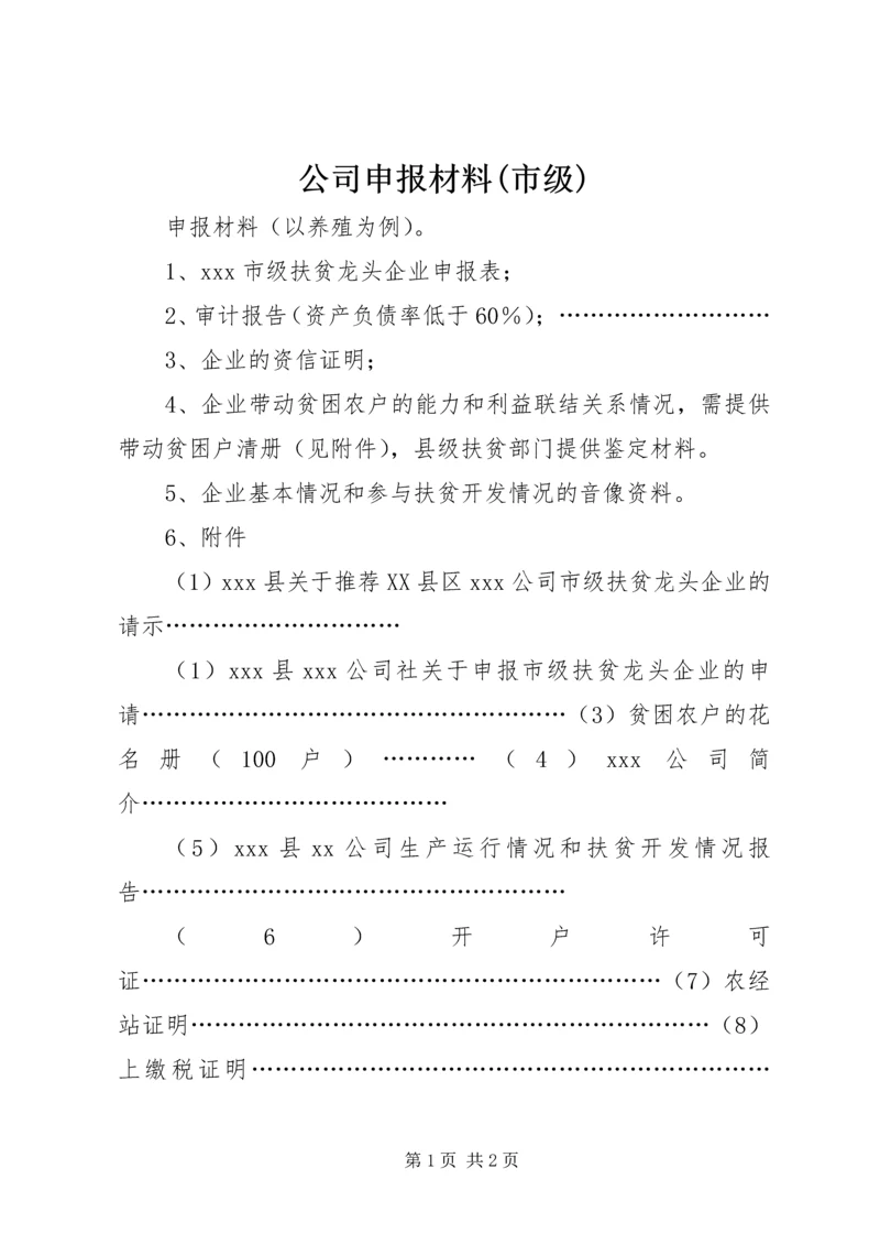 公司申报材料(市级) (2).docx