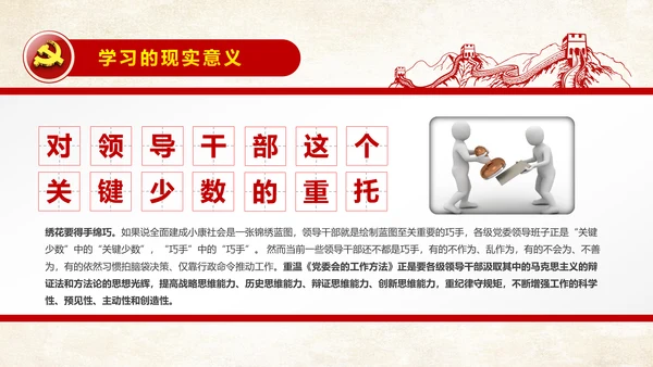 党委会的工作方法精讲解读PPT模板