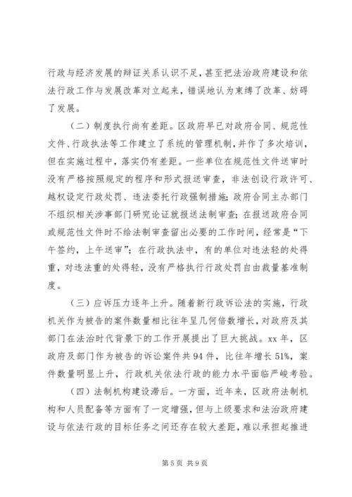 人民政府法治政府建设情况调研报告.docx