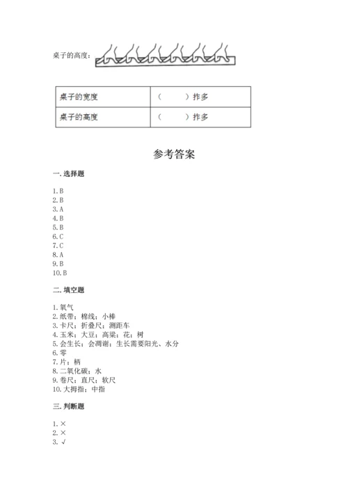 教科版科学一年级上册期末测试卷精品【网校专用】.docx