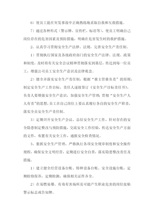 企业年度安全生产工作计划.docx