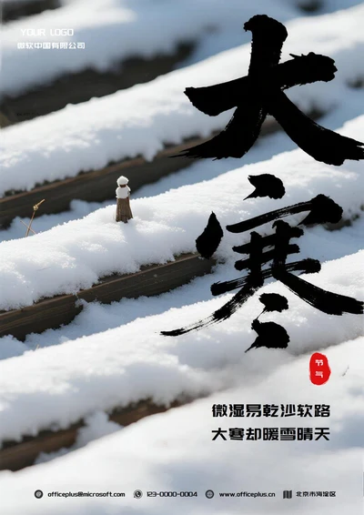 大寒二十四节气(雪)