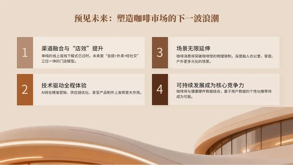 棕色系简约风市场分析报告