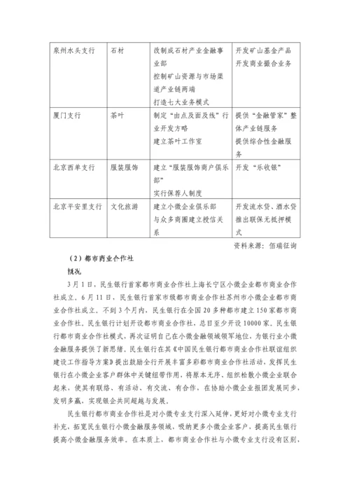民生银行小微机构的战略整合之道.docx