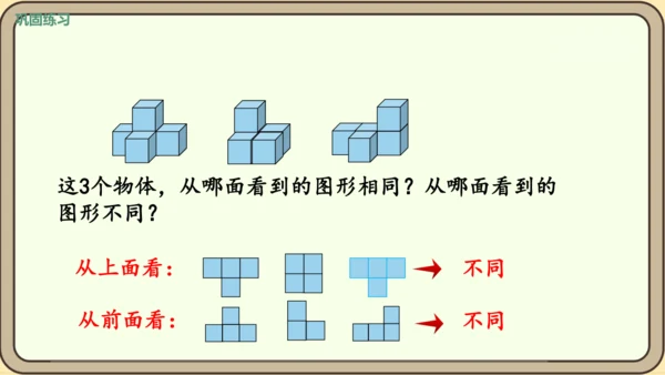 新人教版数学四年级下册2.2     观察物体（2）课件