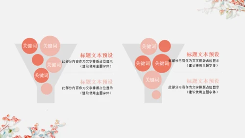 女生学妹粉色清新简约汇报总结通用PPT模板