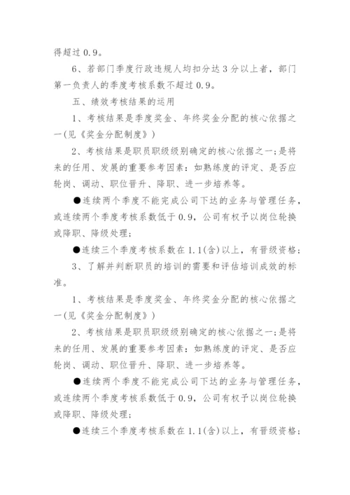 物业公司绩效考核制度.docx