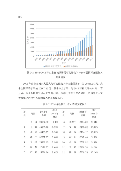 城镇化对人民收入及财政收入的影响分析.docx