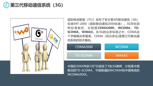 互联网5G通信简介PPT模板