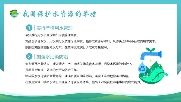 全国城市节水宣传周节约用水宣传PPT课件