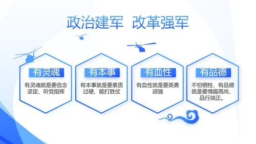 蓝色民警警察面试自我介绍岗位竞聘动态PPT