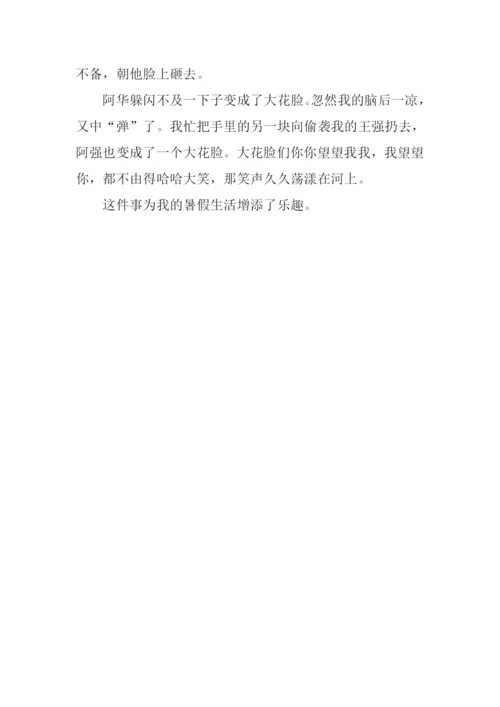 暑假中的一件事作文300字.docx