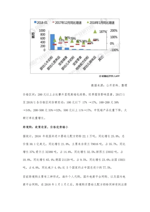 奶粉行业发展趋势分析-高端奶粉趋势化明显.docx