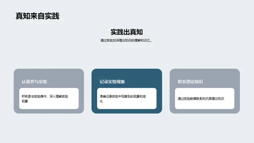 化学实验之精髓解析