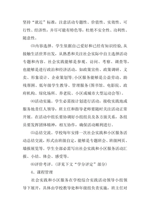 中学生综合实践活动专业方案精选.docx