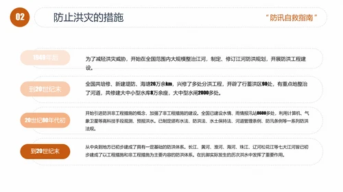 汛期洪灾落水自救知识培训PPT课件