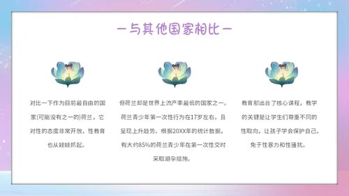 唯美梦幻守护花蕾行动预防性侵安全教育主题班会PPT守护花蕾计划