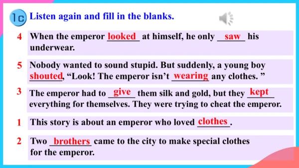 Unit 6 Section B 1a - 1d 课件+音视频（人教版英语八年级下册Unit 6 A