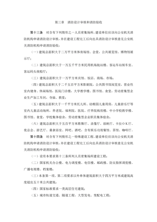 建设综合项目工程消防监督管理详细规定.docx