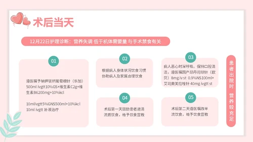 红色插画风简约风子宫肌瘤护理查房疾病护理培训PPT妇科