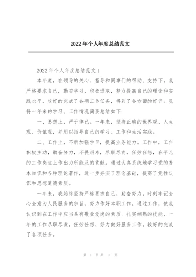 2022年个人年度总结范文.docx