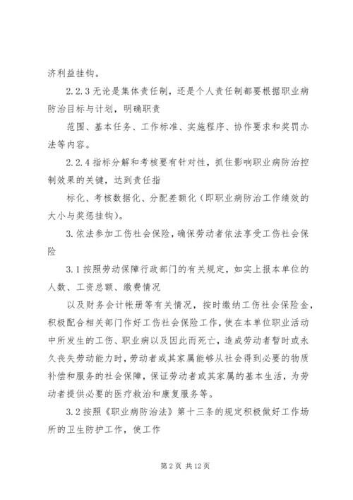 职业病防治工作计划及实施方案 (6).docx