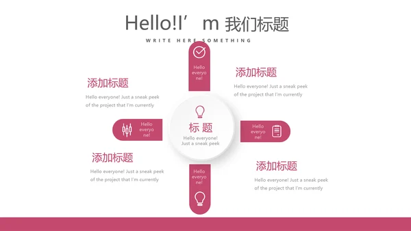 粉色简约美容化妆品宣传动态PPT