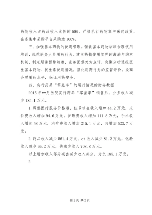 药品零差率实施方案 (5).docx