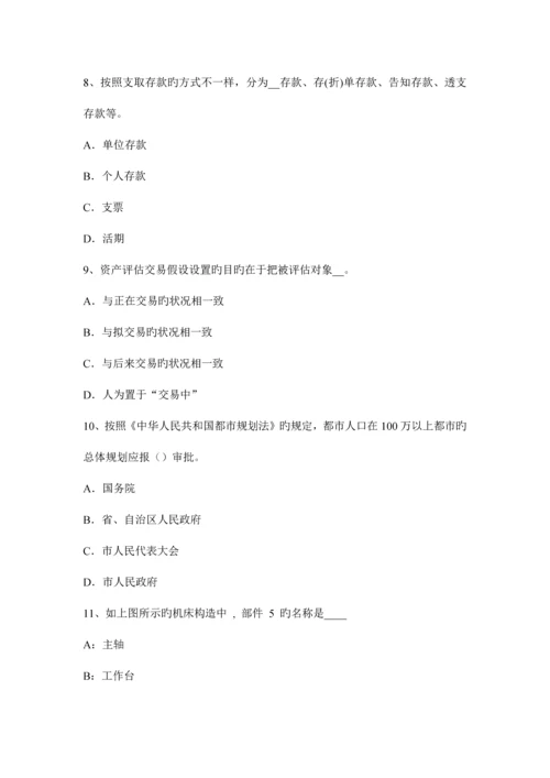 2023年青海省下半年资产评估师资产评估长期投资和递延资产评估考试题.docx