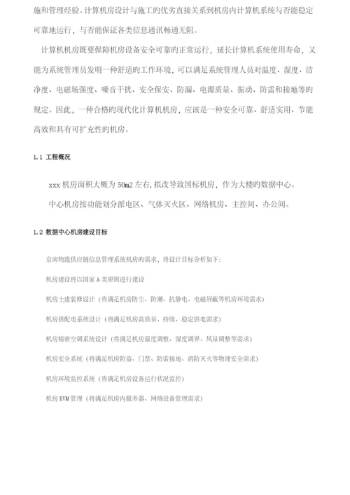 机房建设方案及报价清单.docx