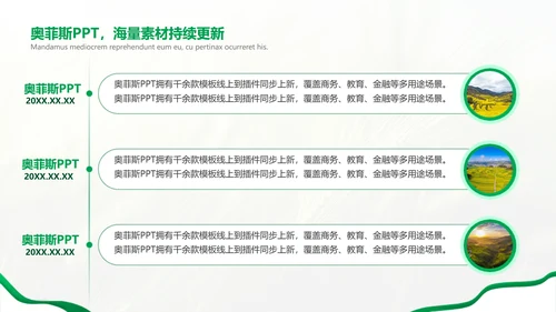 绿色简约风农学专业科研总结