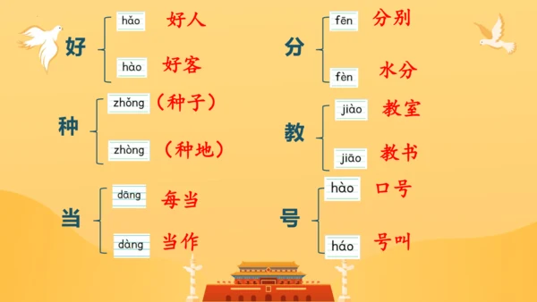 第六单元复习（课件）2024-2025学年统编版语文二年级上册
