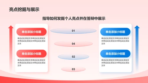 红色党政风入团答辩PPT模板