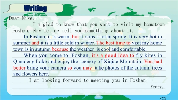 Module 10 Unit 2阅读教学课件【外研版（2024）八上英语Unit 2 The wea