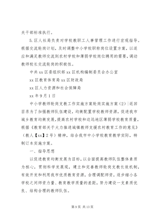 轮岗实施方案2篇.docx