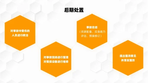 橙色简约几何商务应急预案培训PPT模板应急培训