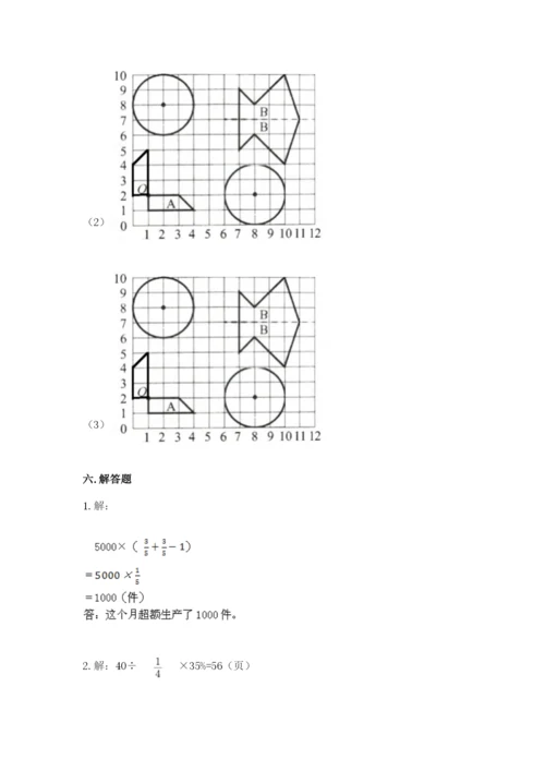 人教版六年级上册数学期末测试卷含答案解析.docx