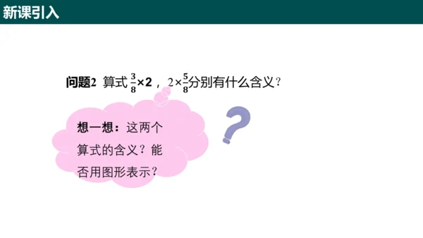 1.1.1分数与整数相乘（同步课件）-六年级数学上册同步精品课堂（人教版五四制2024）
