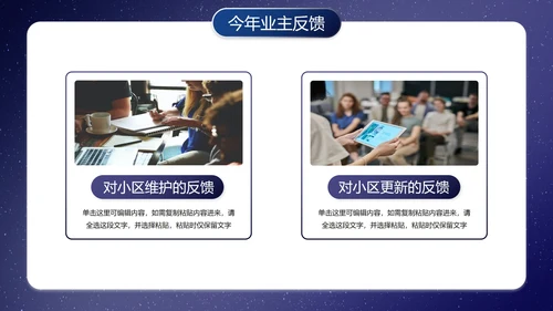 实景城市物业地产年终工作总结PPT模板