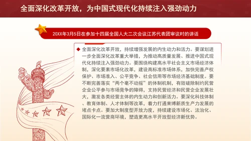 全面深化改革开放，为中国式现代化持续注入强劲动力PPT课件