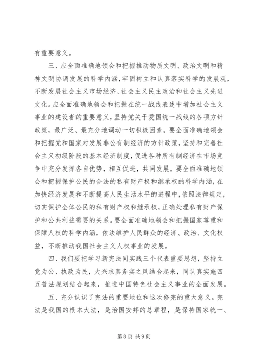 学习宪法心得体会范文.docx